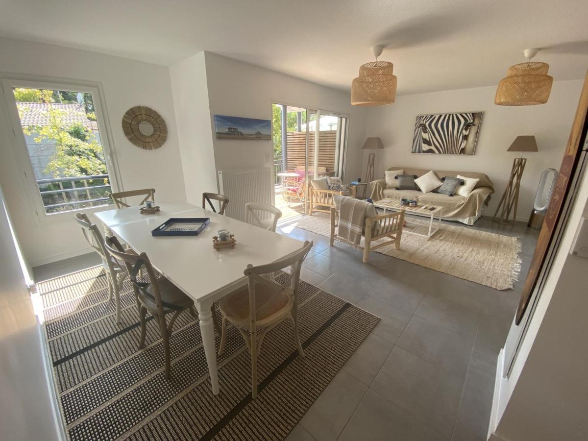 Charmant Appartement Pour 6 En Centre-Ville D'Arcachon Avec Terrasse, Parking Et Wifi - Fr-1-474-174 Zewnętrze zdjęcie