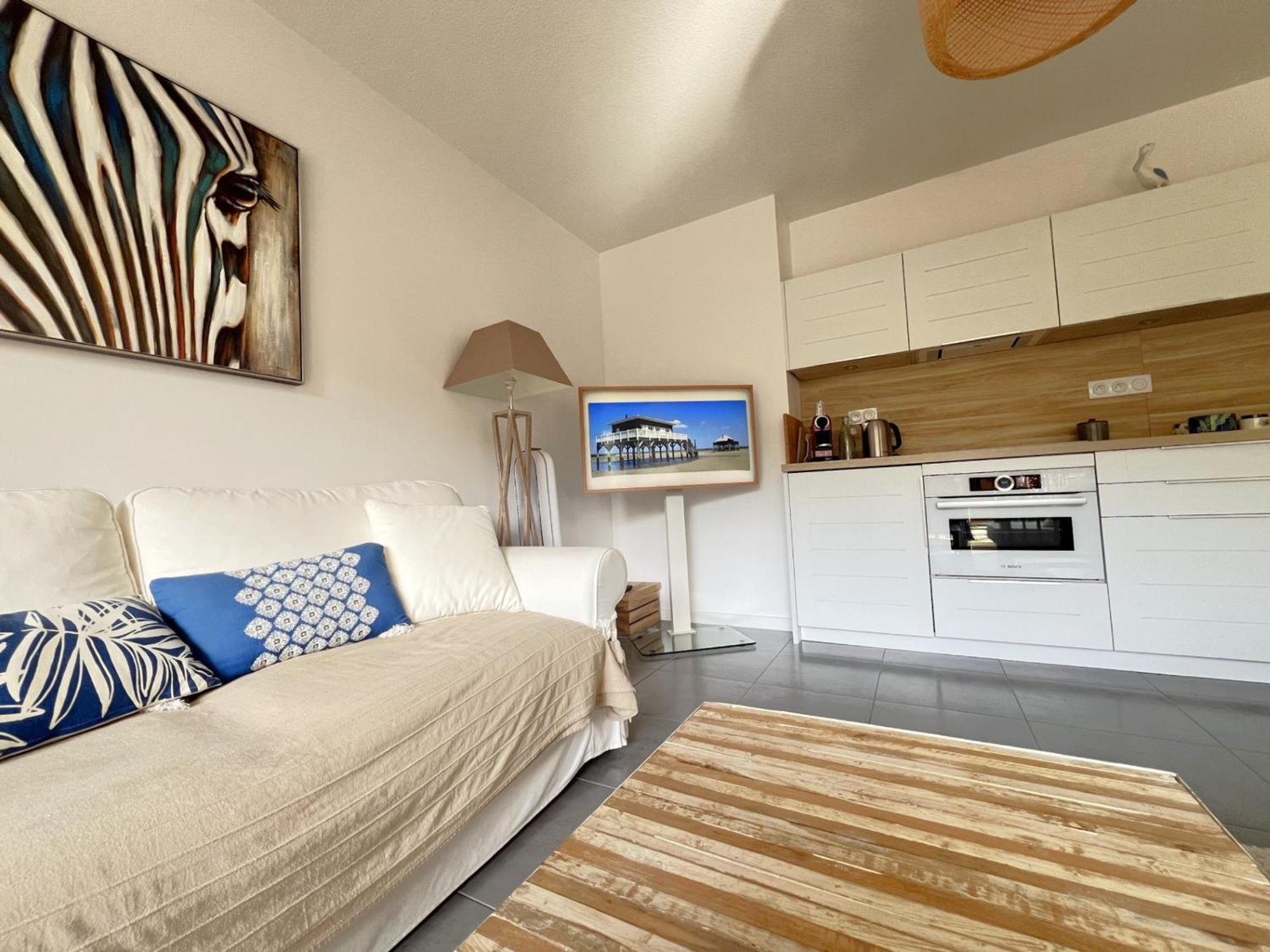 Charmant Appartement Pour 6 En Centre-Ville D'Arcachon Avec Terrasse, Parking Et Wifi - Fr-1-474-174 Zewnętrze zdjęcie